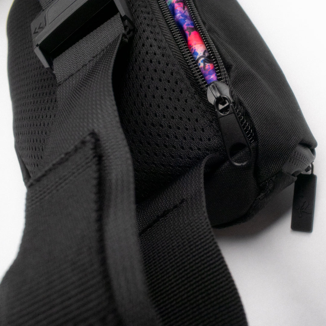The details of 'After Midnight' 2L Fanny Pack